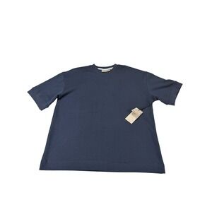Amongst Others Mens Navy Blue Drop Shoulder Boxy Fit T-Shirt AO- Size S MSRP $49
